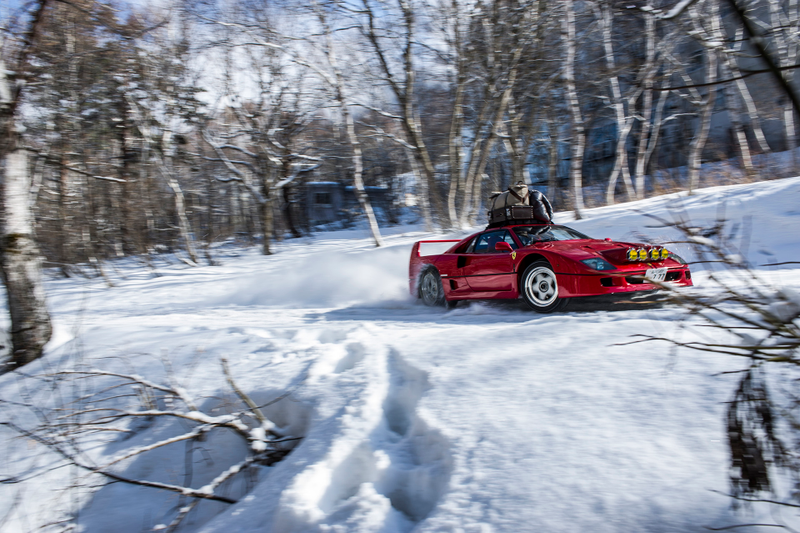 There have been snow films with cars before but nothing like this. Photo : Kunihisa Kobayashi